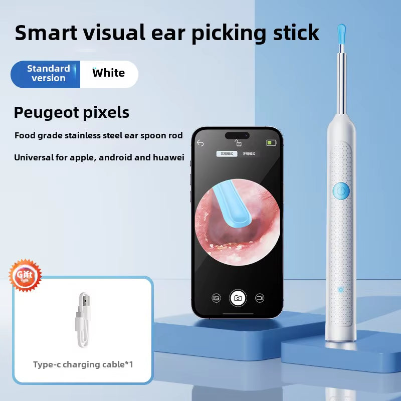 mart Visual Ear Sticks WiFi Otoscope & Wax Removal Tool”