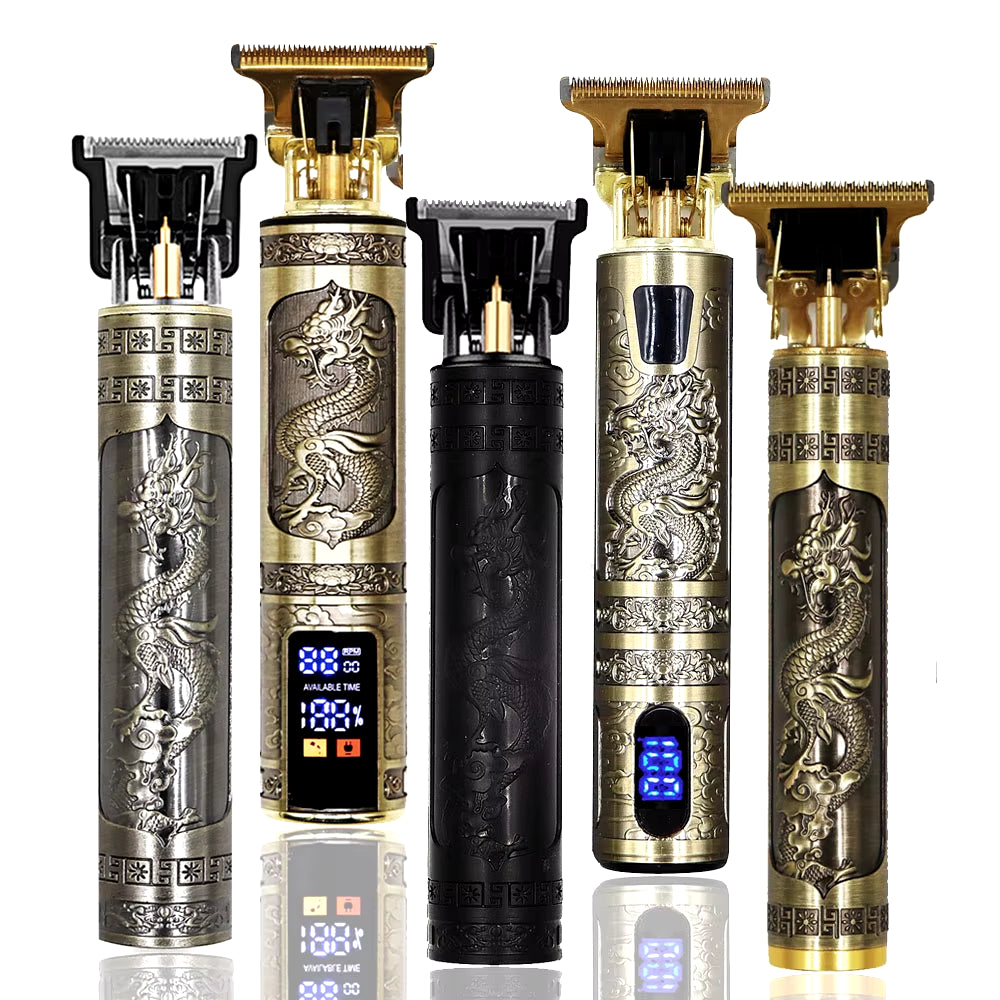 T9 Electric Hair & Beard Trimmer – 0mm Precision Barber Clipper for Men”