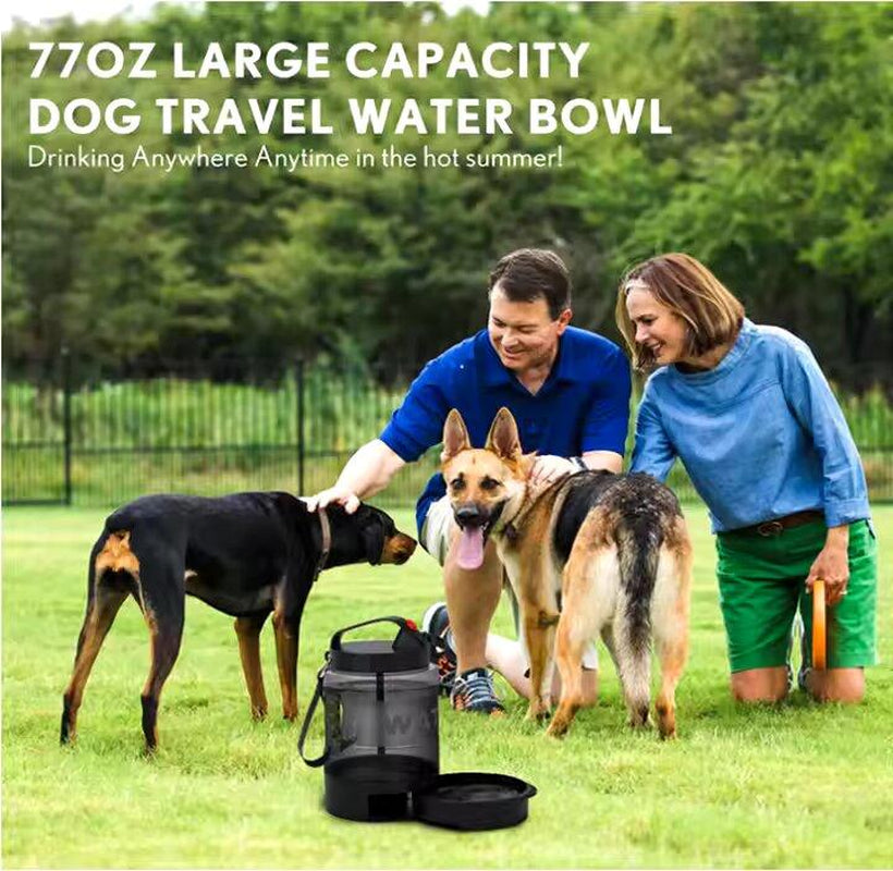 **“Large 2.2 L Pet Travel Water Bottle – Outdoor Portable Dispenser for Hiking & Walks”**