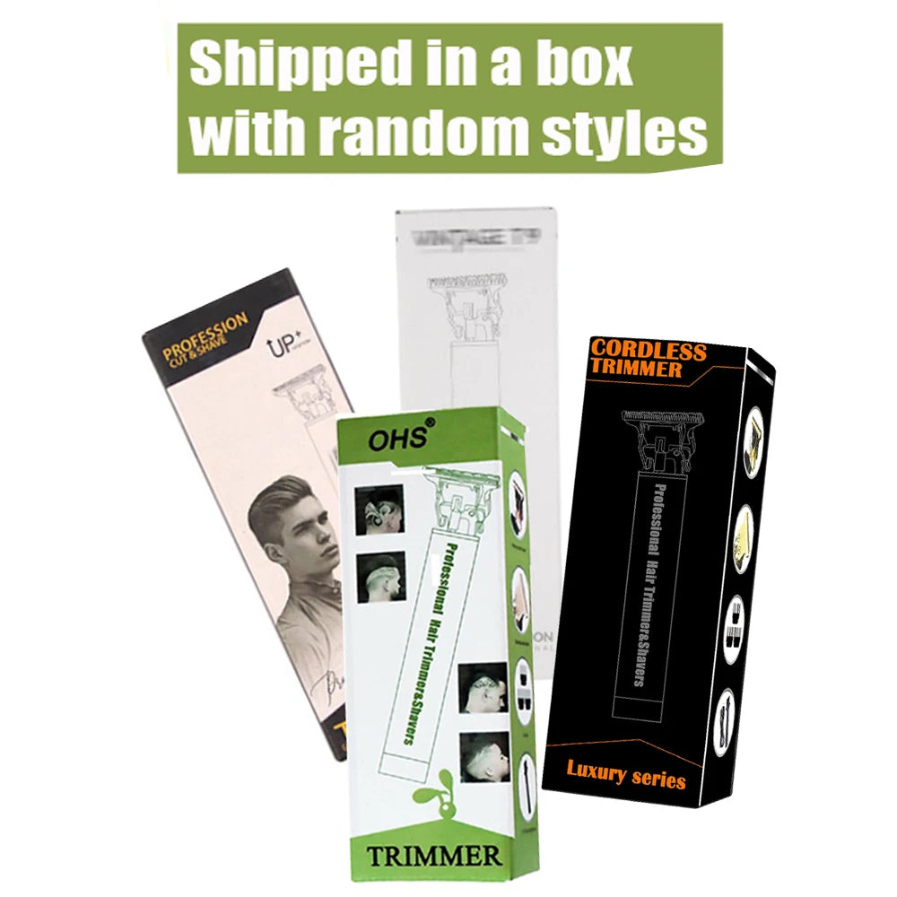 T9 Electric Hair & Beard Trimmer – 0mm Precision Barber Clipper for Men”