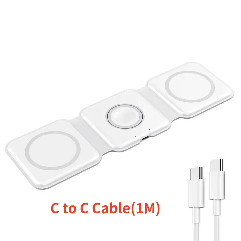 3-in-1 Fast Charger for iPhone, Watch & AirPods