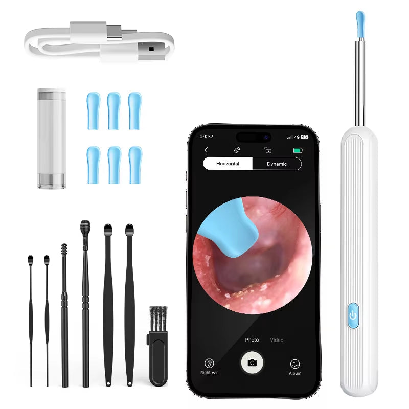 mart Visual Ear Sticks WiFi Otoscope & Wax Removal Tool”
