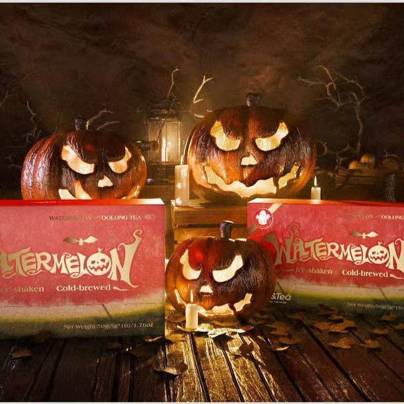 “BOGO Halloween Limited Edition 2.0 Watermelon Oolong Tea – 2 Cartons (120 g total) with real Watermelon • Dragon Fruit • Apple • Strawberry”**