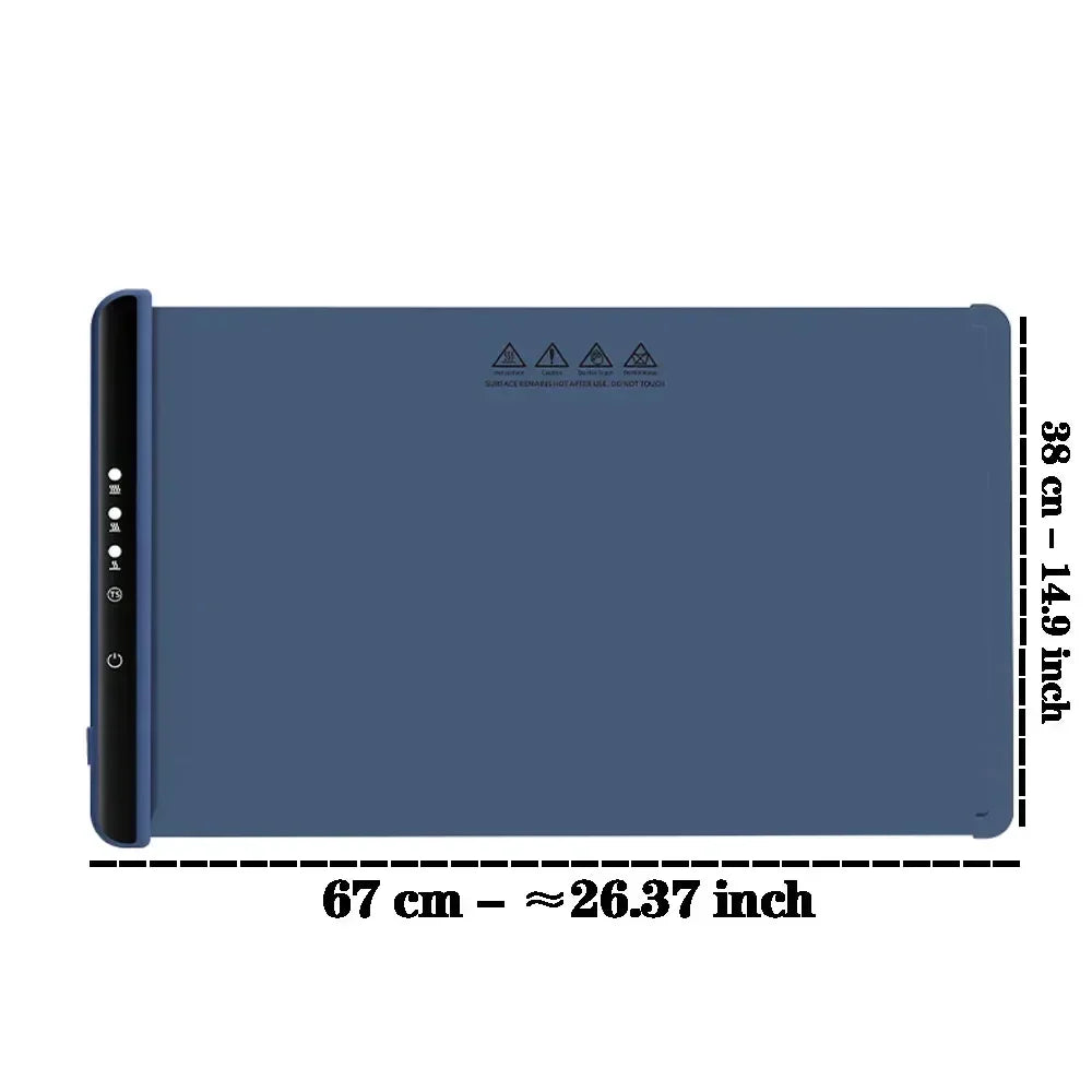 “Foldable Electric Warming Tray & Coffee Pad”