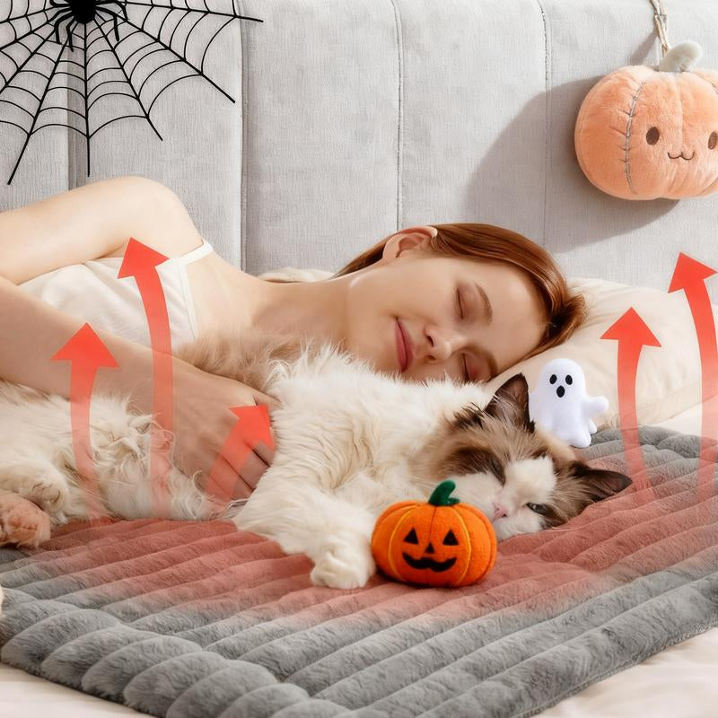 BEDSURE Self-Warming Pet Bed – Thermal Crate Mat, Non-Slip, Washable”