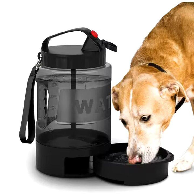 **“Large 2.2 L Pet Travel Water Bottle – Outdoor Portable Dispenser for Hiking & Walks”**