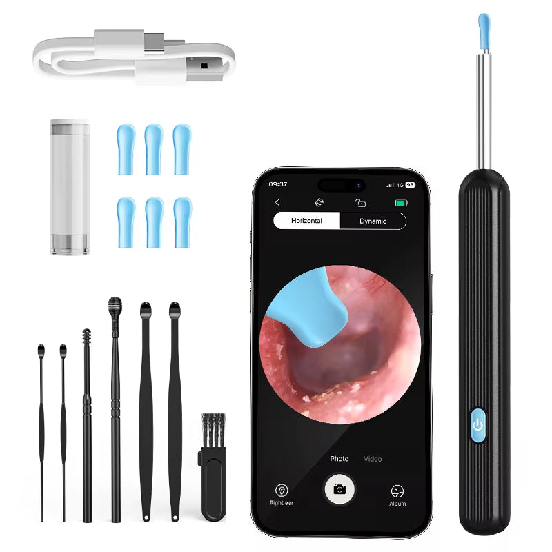 mart Visual Ear Sticks WiFi Otoscope & Wax Removal Tool”