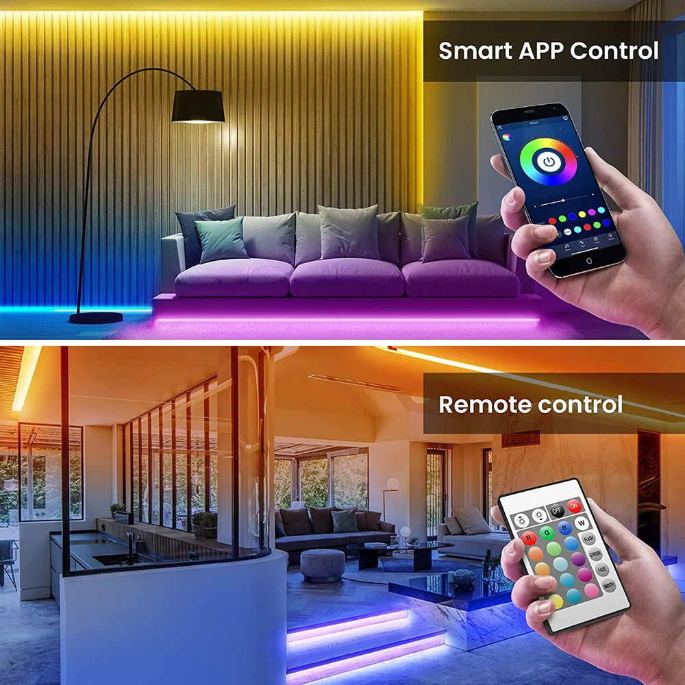 USB RGB LED Strip Light 5050 SMD – Bluetooth Control