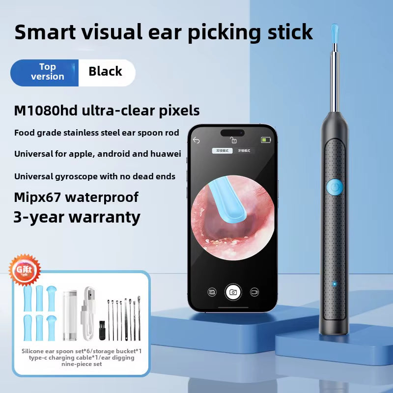 mart Visual Ear Sticks WiFi Otoscope & Wax Removal Tool”
