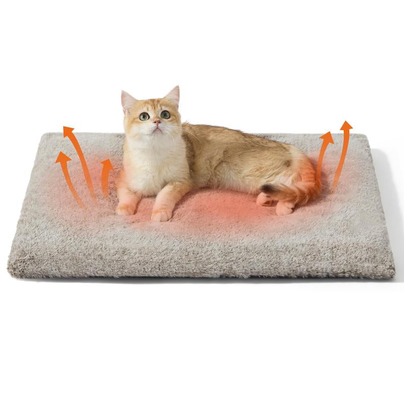 BEDSURE Self-Warming Pet Bed – Thermal Crate Mat, Non-Slip, Washable”