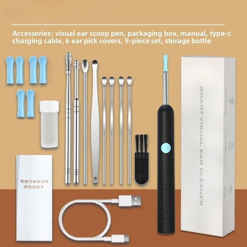 mart Visual Ear Sticks WiFi Otoscope & Wax Removal Tool”