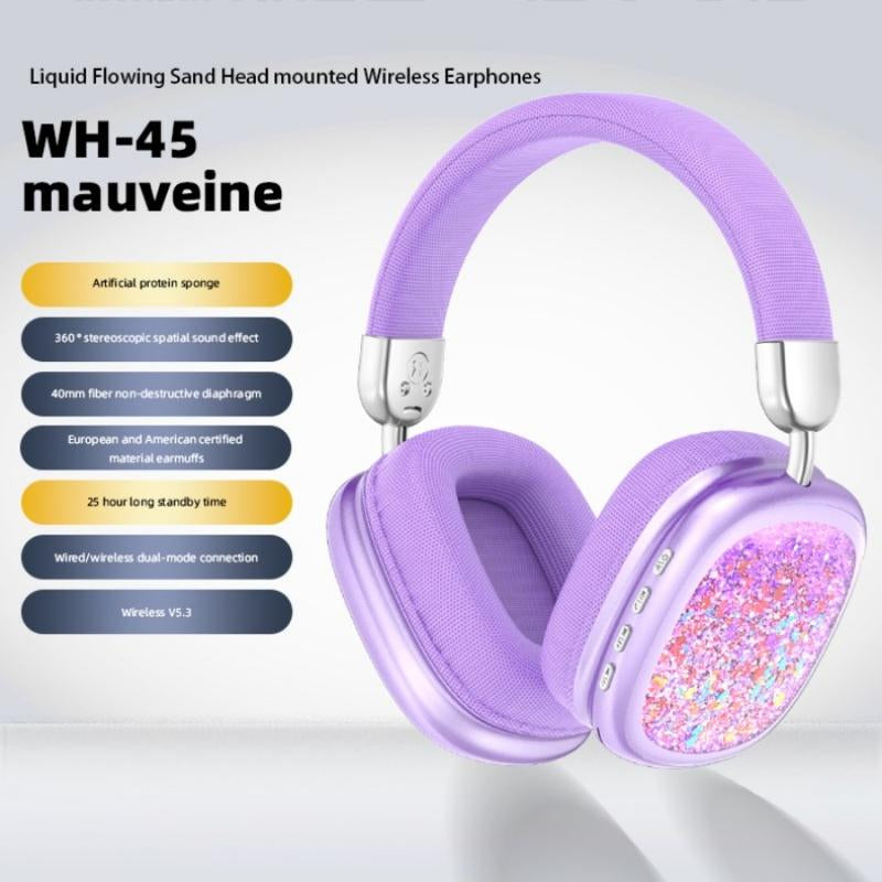 “YANUQIA Wireless Over-Ear Headphones – Hi-Fi, Noise Canceling, Long Battery”