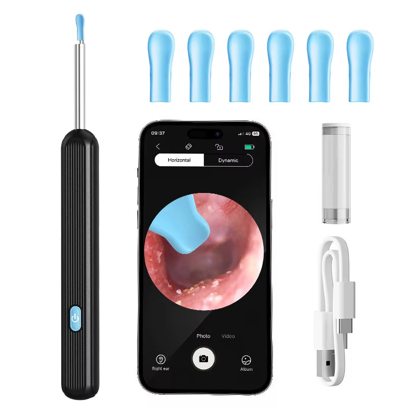 mart Visual Ear Sticks WiFi Otoscope & Wax Removal Tool”
