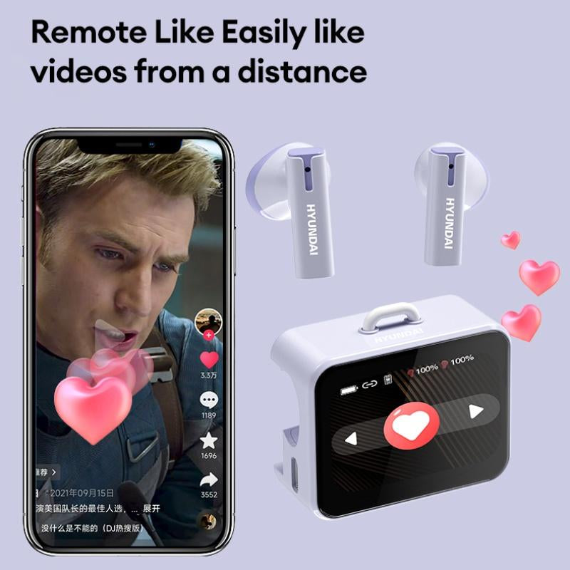 HYUNDAI C19 TWS – Bluetooth 6.0 · LED Display · Anti-Loss Earbuds