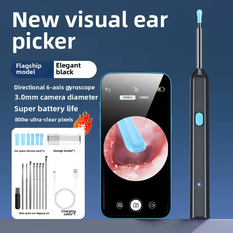 mart Visual Ear Sticks WiFi Otoscope & Wax Removal Tool”