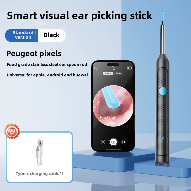 mart Visual Ear Sticks WiFi Otoscope & Wax Removal Tool”