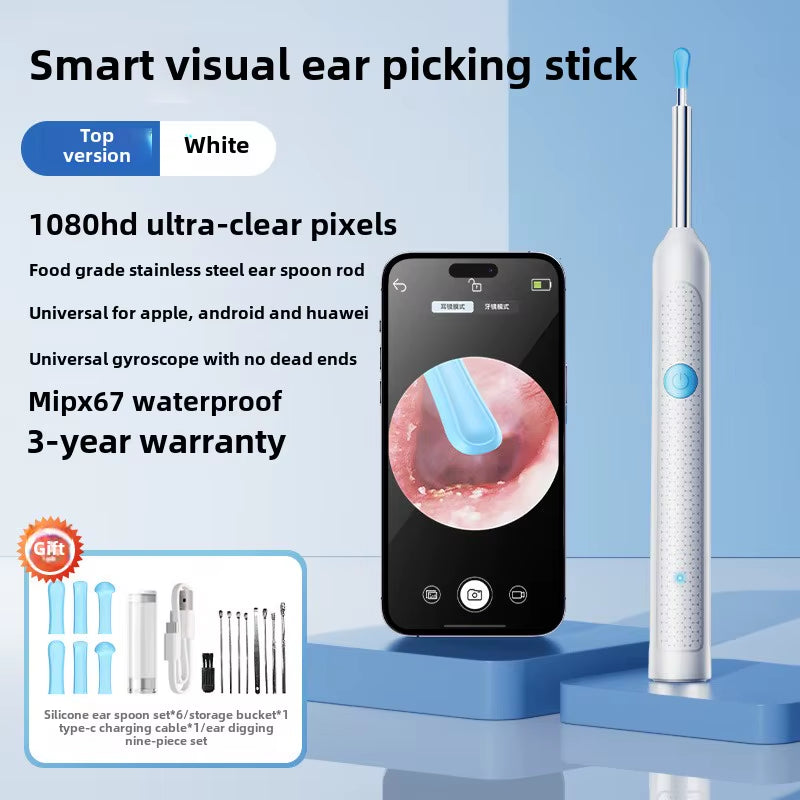 mart Visual Ear Sticks WiFi Otoscope & Wax Removal Tool”