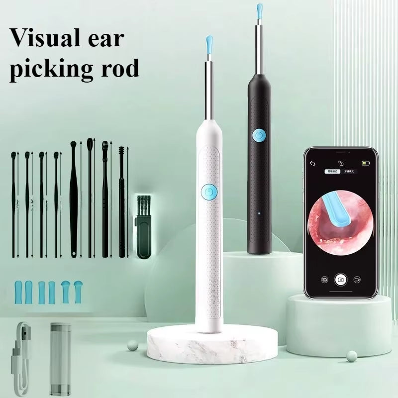 mart Visual Ear Sticks WiFi Otoscope & Wax Removal Tool”