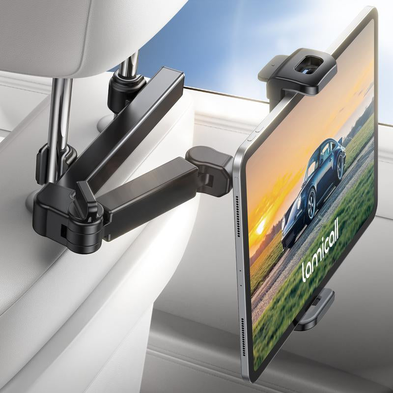 Lamicall 3-in-1 Adjustable Car Headrest Tablet Holder